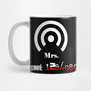 valentine Couple Clothing for wifi and hotspot Mug